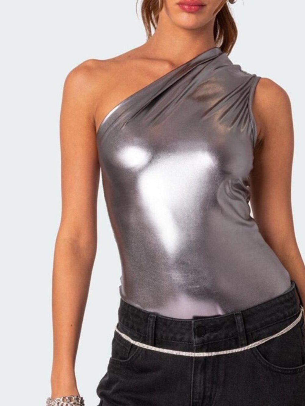 edikted metalic xxs bodysuit